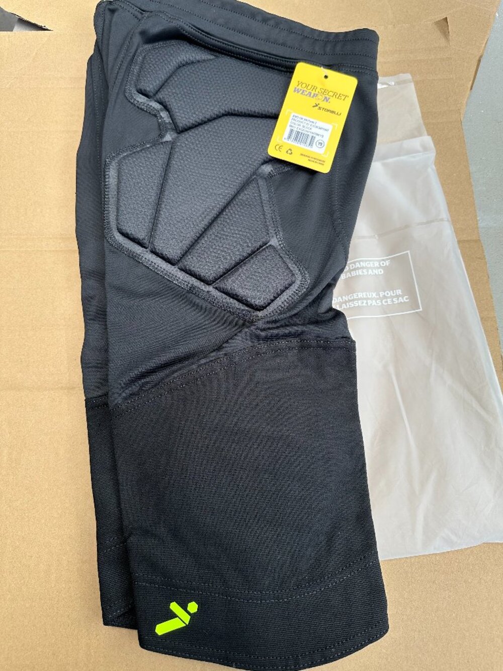 STORELLI EXO GK THREE QUARTER PANT 2 BLACK YS